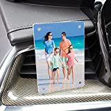 Temlum Car Photo/Picture Frame Fits Standard Wallet Size (2.5'' x 3.5'') Premium Acrylic Car Vent Photo Holder Includes Absorbent Pad for Custom Air Freshener & Clips to Automotive Fan Outlet(1 PCS)