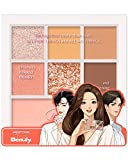 AMTS x True Beauty Makeup Edition, Eye Shadow Palette, 7 Colors | Matte Shimmer Metallic, Long Lasting | Lovely Coral Peach Shades | KBeauty | Some Sweet