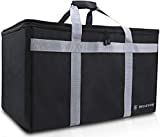 BELLEFORD Insulated Food Delivery Bag XXL - 23x14x15" Waterproof Grocery Storage [Warm & Cool] - Buffet Server, Warming Tray, Lunch Container Store - Pizza Box, Chafing Dish & Casserole Carrying Case