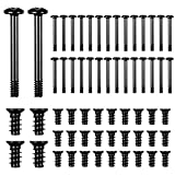 ULTECHNOVO Durable Tool 60pcs Computer Cooling Fan Mount Screws Case Fan Long Short Screws Set