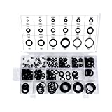 OCGIG 225 Pcs O-Ring 18 Sizes Rubber Sealing Gasket Rings Washer Seal Assortment Set for Plumbing Automotive General Repair