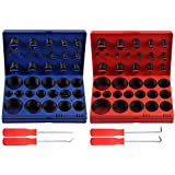 AUTOUTLET 826 Pieces Universal O Rings Assortment Kit,Included 407Pcs SAE + 419Pcs Metric Rubber NBR O-Ring + 4 Pcs O Rings and Seal Remover for Plumbing,Automotive and Faucet Repair