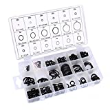 Orgrimmar 225 PCS Rubber O-Ring Assortment Kit Washer Gasket Sealing Pack18 Sizes Gasket Washer Seal Assortment Set for Plumbing,Automotive,General Repair with Case