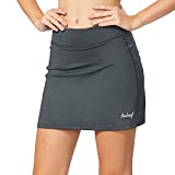 BALEAF Women's Athletic Skorts Lightweight Active Skirts with Shorts Pockets Running Tennis Golf Workout Sports Gray Size M