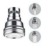 Srmsvyd Kitchen Faucet Sprayer Head Attachment 360° Rotatable Soild Brass Moveable Kitchen Tap Head High Pressure Faucet Booster Easy to Wash Dishes Wash Vegetables and Wash Fruits. …