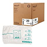 Sealed Air Instapak Quick RT #100 Heavy Duty Expandable Foam Bag, for 16"x16"x16" Box, Case of 72, Expandable Foam Packaging Bags for Shipping Boxes, 25"x27"