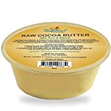 100% Pure Cocoa Butter Raw 8oz– All-Natural Cocoa Butter – Pure and Raw African Cocoa Butter for Scars, Wrinkles, Stretch Marks, Blemishes – Rich in Antioxidants and Vitamin E