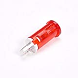 Othmro Indicator Light LED Flush Panel Mount Industrial Signal Lamp no Buzzer Electrical Control Panel 12Volt , 10mm Red 20pcs