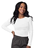 Sivvan Scrubs for Women - Long Sleeve Comfort Underscrub Tee - S8500 - White - M