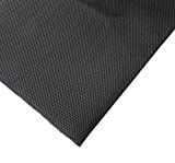 KISSTAKER 57x20inch Speaker Fabric Cloth - Stereo Grill Mesh for Speaker Box Repair-Black-Recover Your Speaker in Minutes