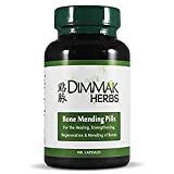 Bone Mending Pills by Dimmak Herbs, Bone Fracture Healing Supplement, Bone Strengthening Pills, Chinese Medicine Herbs and Healing - 500 Milligrams, 100 Capsules