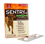 Sentry Wormx Plus 7 Way De-Wormer Large Dog 2 Count