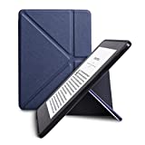 WALNEW New Origami Case Cover for Amazon Kindle Voyage (November 2014) - Full Device Protection with PU Leather and Smart Auto Sleep Wake FunctionDarkblue-Origami Cover