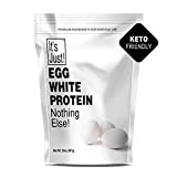 It's Just - Egg White Protein Powder, Dried Egg Whites Protein, Meringue Ingredient, Non-GMO, USA Farms, Unflavored (20oz)