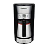 Hamilton Beach Thermal 10-Cup Coffee Maker, Programmable, Cone Filter, Flexible Brewing, Stainless Steel (46899A)