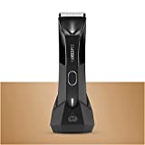 MANSCAPED™ Electric Groin Hair Trimmer, The Lawn Mower™ 4.0, Replaceable SkinSafe™ Ceramic Blade Heads, Waterproof Wet / Dry Clippers, Rechargeable, Wireless Charging, Ultimate Male Hygiene Razor