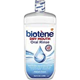 Biotene Oral Rinse Mouthwash for Dry Mouth, Breath Freshener and Dry Mouth Treatment, Fresh Mint - 33.8 fl oz