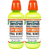 TheraBreath Dry Mouth Dentist Recommended Oral Rinse, Tingling Mint, 16 Fl Oz (Pack of 2)