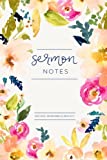 My Sermon Notes Journal: An Inspirational Worship Tool To Record, Remember And Reflect: Modern Calligraphy and Lettering