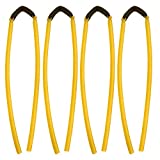 GM&BW 4 Slingshot Replacement Band Sets,Heavy Duty Elastic Rubber Bands, Compatible with Catapult from Trumark,Daisy,Barnett,Marksman;Suitable for All Wrist Rocket Insert-Yoke-into-Tube Hunting Style