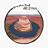 JB Print Horseshoe Bend, Az Vinyl Decal Sticker Car Waterproof Car Decal Bumper Sticker 5"