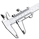 6 Inch/150mm Stainless Steel Vernier Caliper Micrometer Durable Stainless Steel Measuring Tool Caliper for Precision Measurements Working Stable
