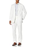 U.S. Polo Assn. Men's Linen Suit, White, 44 Long