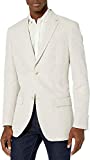 Perry Ellis Men's Suit Jacket, Natural Linen Herringbone, XX Large/46 Regular