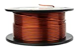 TEMCo 14 AWG Copper Magnet Wire - 8 oz 40 ft 200Â°C Magnetic Coil Winding