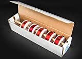 Assorted Gauges Magnet Wire Kit - Enamel Coated Copper Wire (5 Spools - 22, 24, 28, 30 & 32 AWG) by EX ELECTRONIX EXPRESS