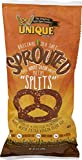 Unique Sprouted 100% Whole Grain Pretzel Splits (Pack of Four - 8 Oz. Bags)