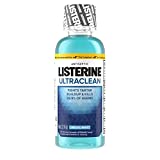 Listerine Ultraclean Oral Care Antiseptic Mouthwash to Help Fight Bad Breath Germs, Gingivitis, Plaque and Tartar, Oral Rinse for Healthy Gums & Fresh Breath, Cool Mint Flavor, 1 L