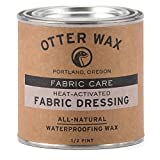 Otter Wax Heat-Activated Fabric Dressing | 1/2 Pint | All-Natural Water Repellent | Made in USA