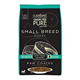 Canidae Pure Petite Premium Freeze-Dried Raw Coated Puppy Food for Small Breeds, Real Salmon Recipe, 4 lbs, Grain Free