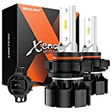 SEALIGHT 5202 LED Fog Light Bulbs, 5000 Lumens 11W High Power 6000K Xenon White 370% Brightness, 5202 5201 PS19W PS24W LED Fog Light DRL Bulbs Replacement For Cars,Trucks(Pack of 2)