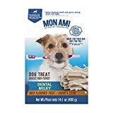 Dental Dog Treat - Mon Ami Dental Milky - 14 OZ. - Natural Ingredients- by Products Free – Helps Keeping Teeth and Gums Strong