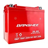 Banshee 20L-BS High Performance Power Sports- Maintenance Free Battery YTX20L-BS For Yamaha Big Bear Grizzly Kodiak 400 450 600 660 700