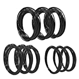 FALIDI Bonsai Wire Set- 9 Roll Tree Training Wires 295.2 Feet Total，Anodized Aluminum Wire 1mm/1.5mm/2.0 mm Training Wire，for Bonsai Trees Indoor