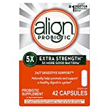 Align Probiotic Extra Strength, #1 Doctor Recommended Brand, 5X more good bacteria to Help support a healthy digestive system, 42 Capsules