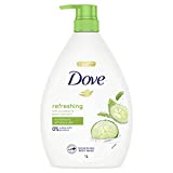 Dove Go Fresh Touch Body Wash, Cucumber and Green Tea, 33.8 Ounce (1 Liter) International Version