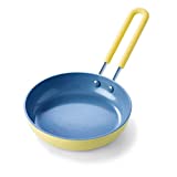 GreenPan - CC002841-003 GreenPan Mini Healthy Ceramic Nonstick Yellow Egg Pan, 5"