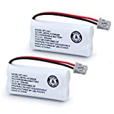 QBLPOWER BT1021 BBTG0798001 Battery Compatible with DECT 6.0 BT1008 BT-1021 BT1016 Cordless Phone Rechargeable 2.4V NIMH (2 Pack)
