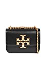 Tory Burch Women's Eleanor Small Convertible Shoulder Bag, Black, One Size