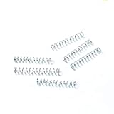 100PCS Customized Galvanizing Zinc Plated Steel Wire Metal Small Constant Ballpoint Pen Compression Springs 0.4mm Wire Diameter4mm Out Diameter25mm Length
