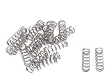 Stainless Steel Compression Springs 20 pcs (0.5 x 4 x 15mm)