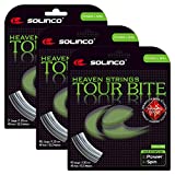 Solinco Tour Bite Diamond Rough (17-1.20mm) Tennis Strinig (Silver)