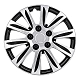 Pilot Automotive WH547-14S-B 14 Inch Premier Camry Style Silver Universal Hubcap Wheel Covers for Cars - Set of 4 - Fits Most Cars