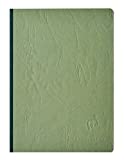 Clairefontaine Basic Large Clothbound Notebook (6 x 8.25) Green 192 Pages