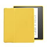 Young me Kindle Oasis Case (9th Generation, 2017 Release) - Slim Fit TPU Gel Protective Cover Case for All-New Kindle Oasis E-Reader 7" (Yellow)