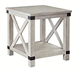 Ashley Furniture Industries Carynhurst End Table, 24" W x 26" D x 25" H, Whitewash